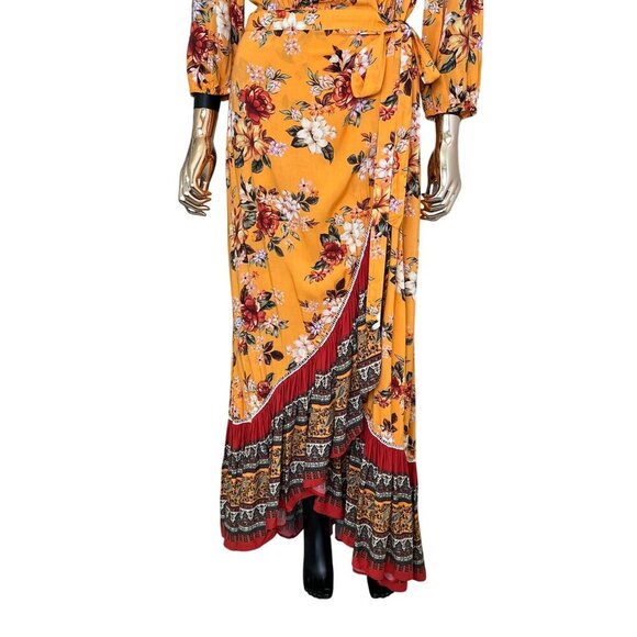 ✨ Farm Rio for Anthropologie Floral Wrap Maxi Dress – L Petite - Picture 6 of 15